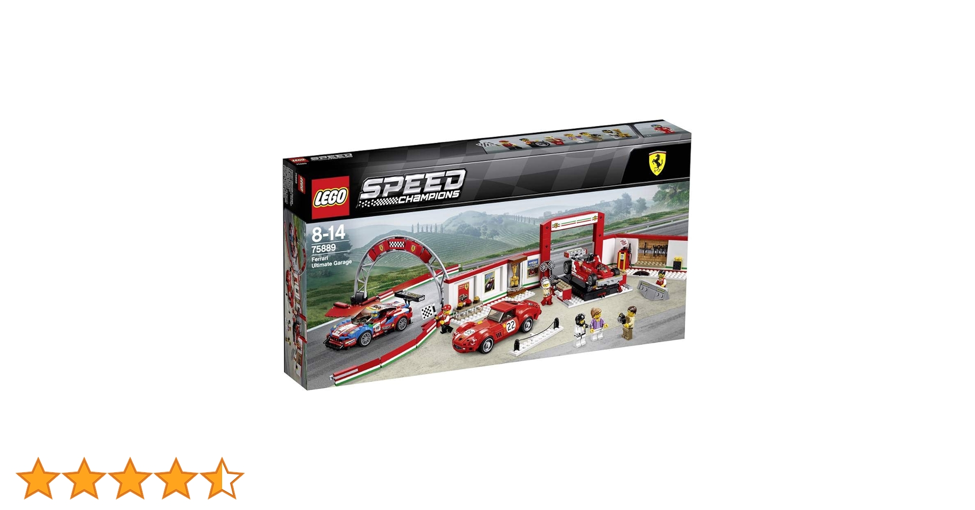 LEGO Speed Champions Ferrari Ultimate Garage Building Blocks Car